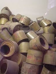 Empty Zyklon-B Cans
